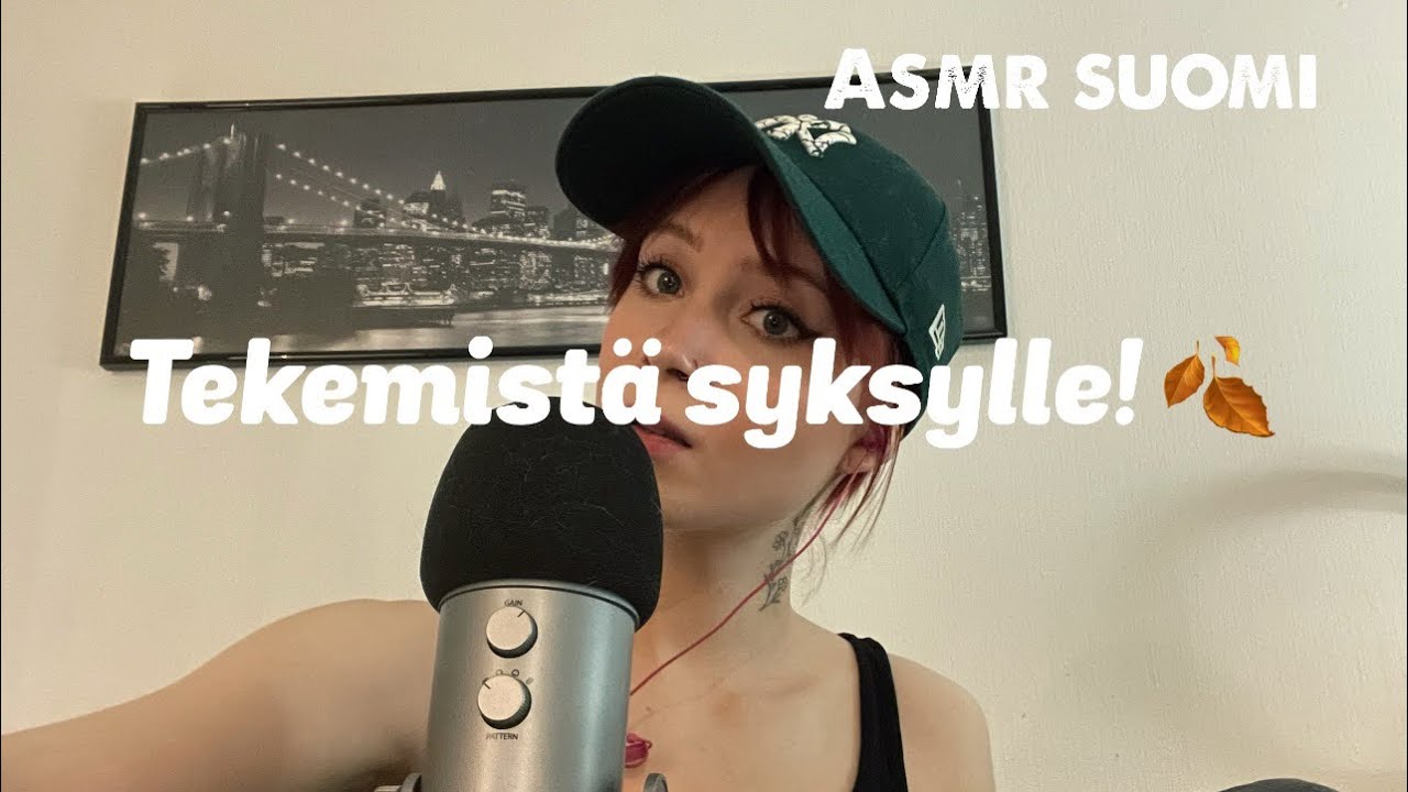 ASMR SUOMI - Tekemistä syksylle! 🍂