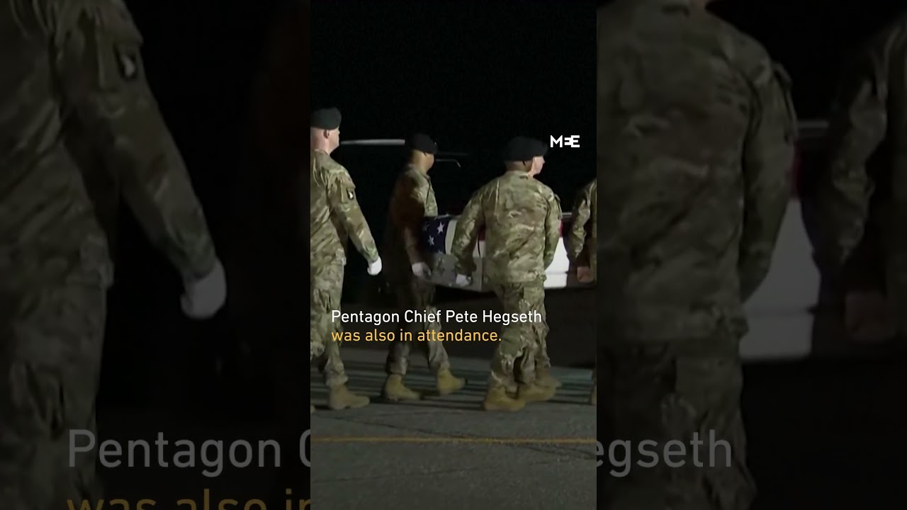 Seventh US soldier killed in war on Iran returns home in dignified transfer