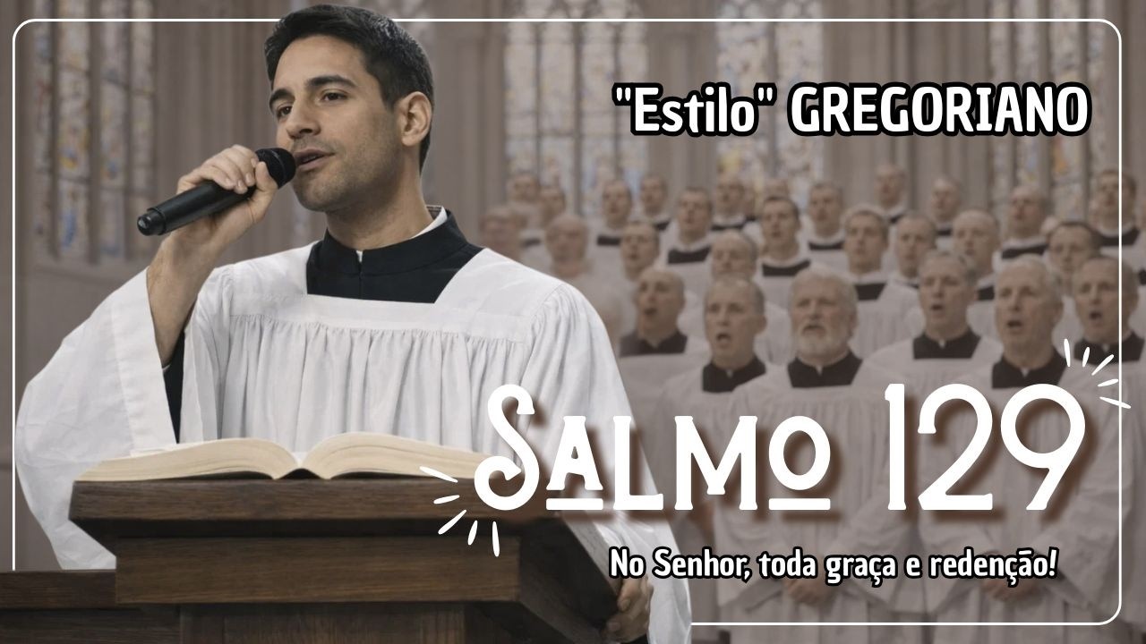 Salmo 130 - No Senhor, toda graça e redenção -  Gregoriano MASCULINO