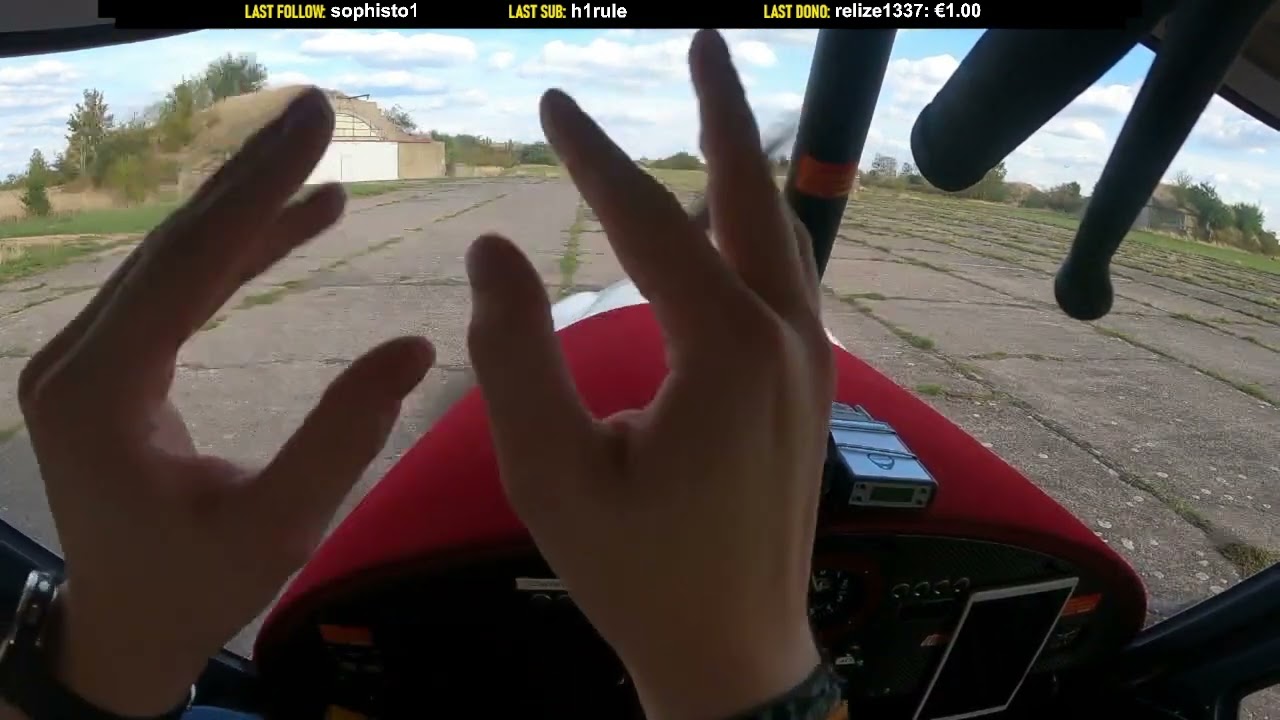 IRL Live Flug mit Cockpit Ansicht - Mit Talk und Funk #1