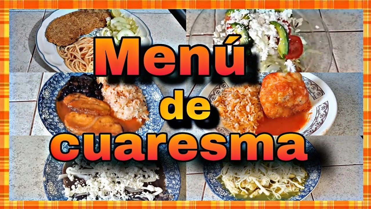 Menús Para Cuaresma #2 | 6 Ideas De Comida Para Cuaresma Compilación De Recetas #recetasfaciles