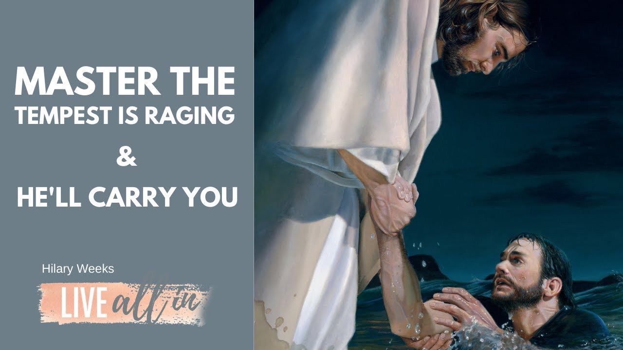 Master The Tempest is Raging & He'll Carry You (Official Lyric Video)