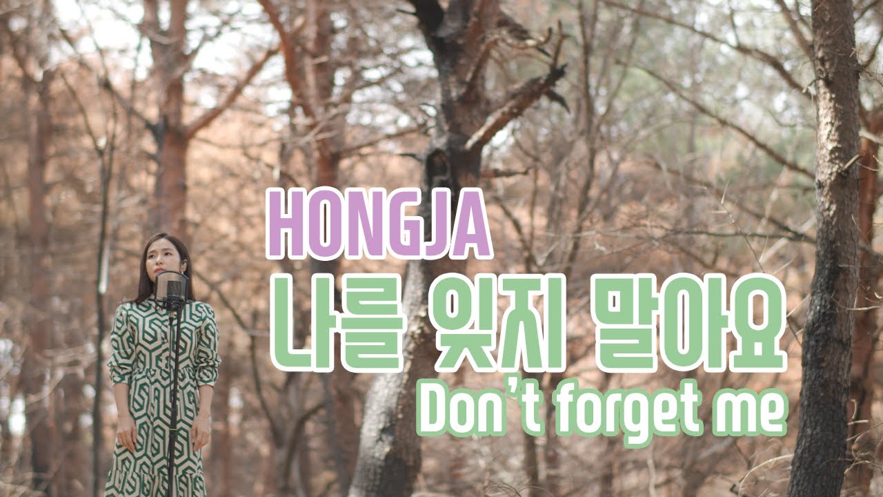 그날을 기억하시나요? ∥ HONGJA - 나를 잊지 말아요 Don't forget me (cover by 홍자) [4K]