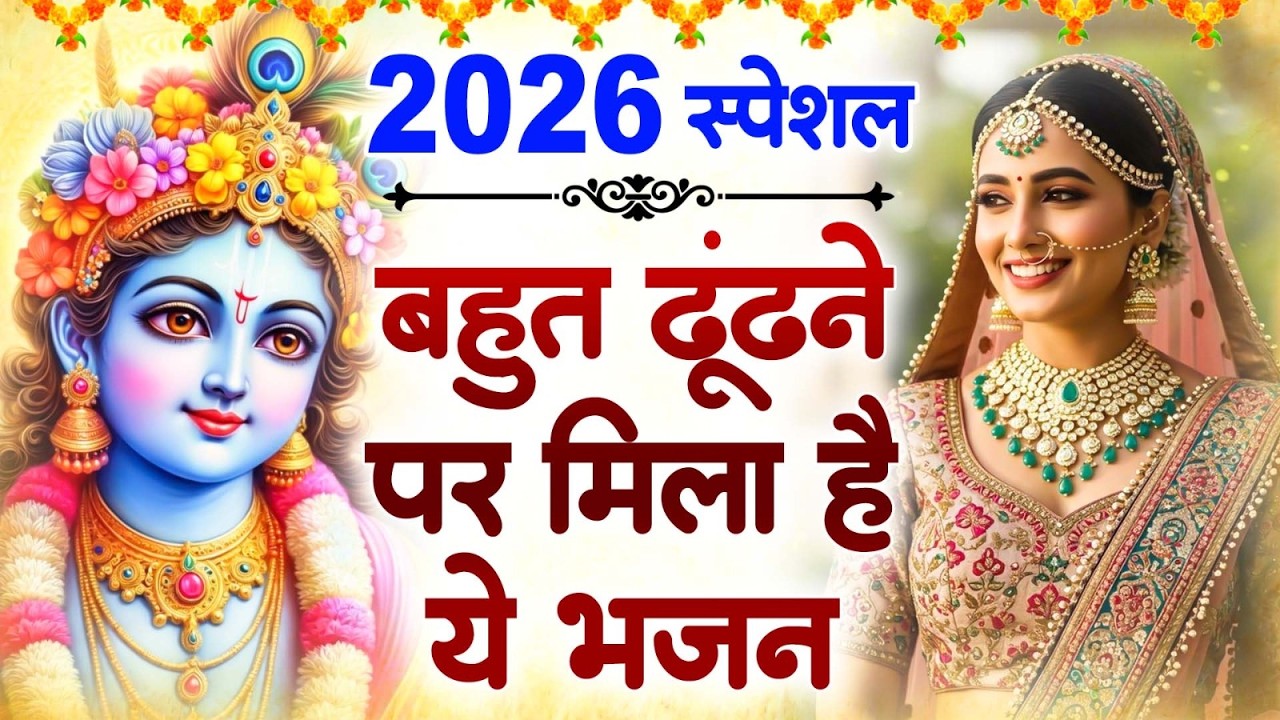 टॉप 10 कृष्ण भजन 2026 | Nonstop Krishna Bhajan | Krishna Bhajan 2026,राधा कृष्ण भजन | कृष्ण भजन 2026