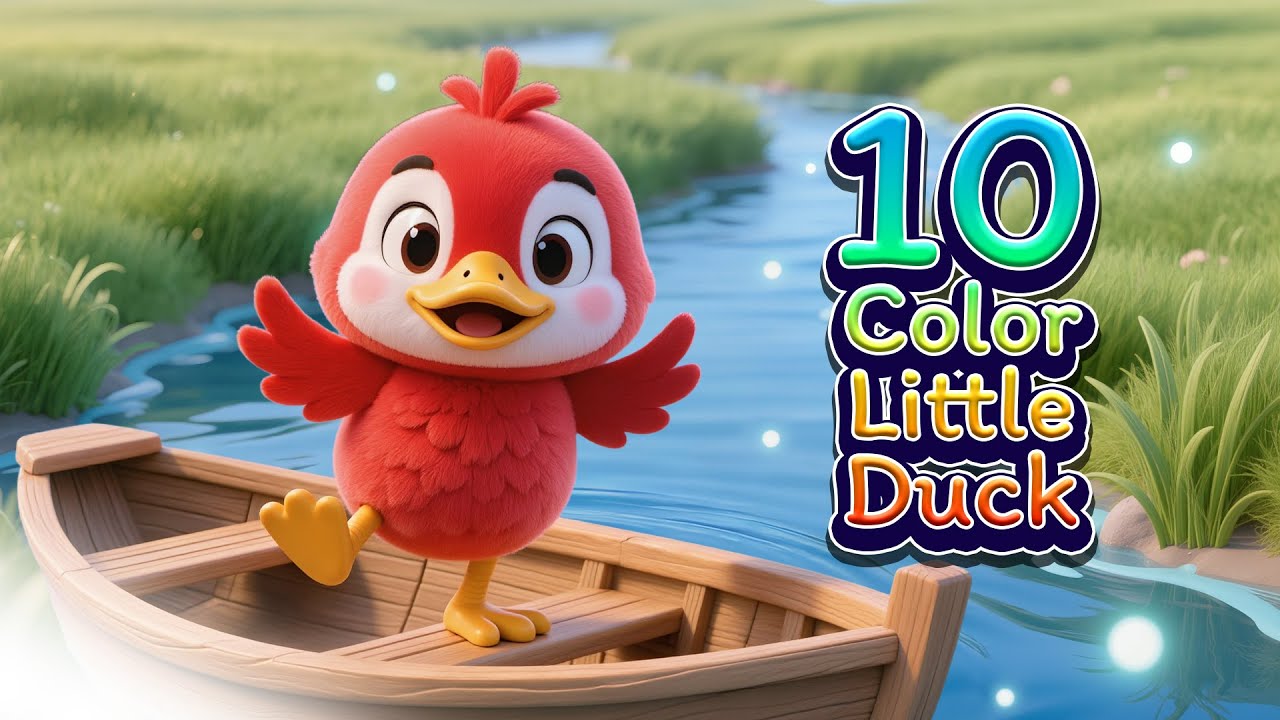 เพลงTen Color Little Duck I Lovely Kids Song
