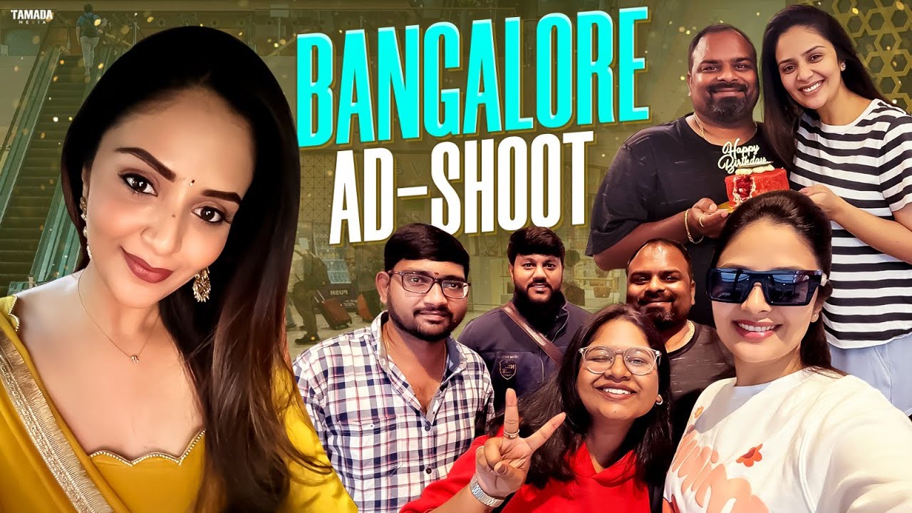 Bangalore AD-shoot || Shooting Vlog || Sreemukhi