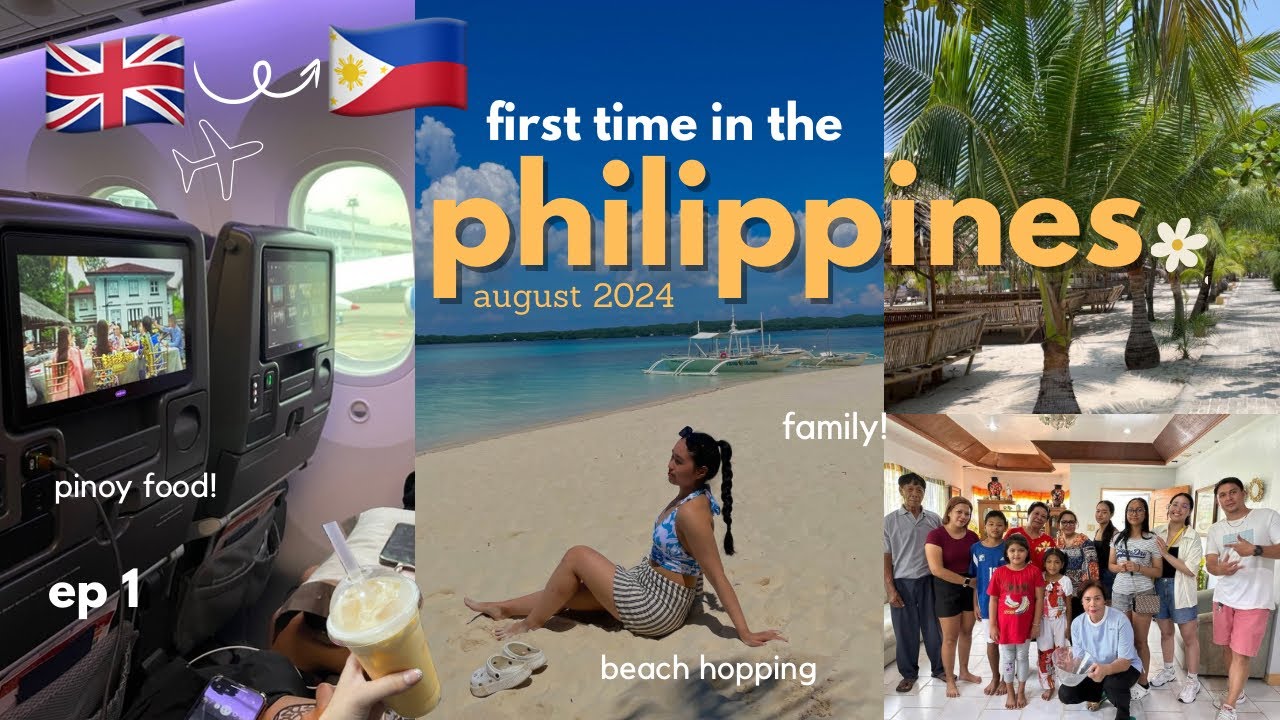 first time in the philippines diaries! 🇵🇭 | london to ph, reuniting with family 🥥 ep 1