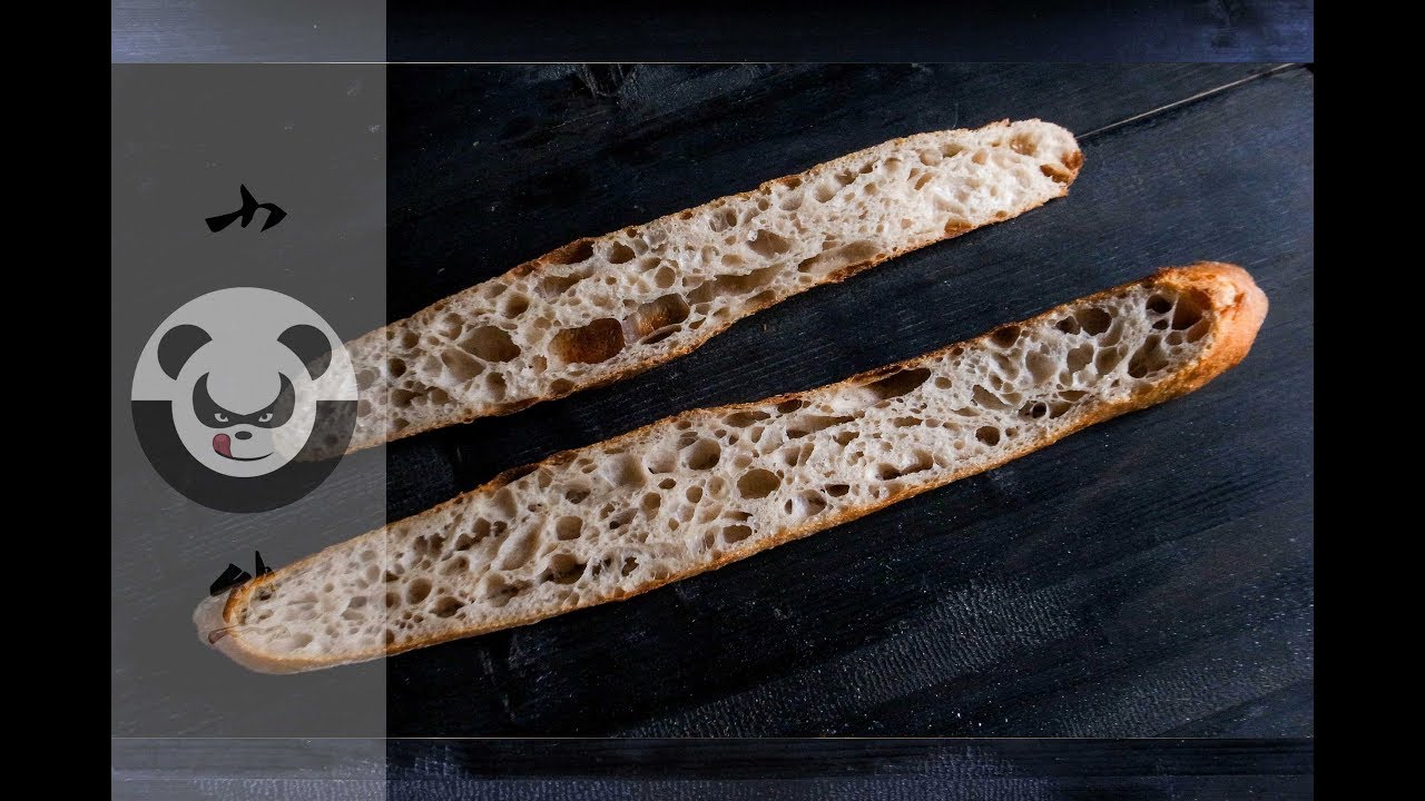 006—在家做天然酵种法棍无糖油(80% Hydration Baguette)