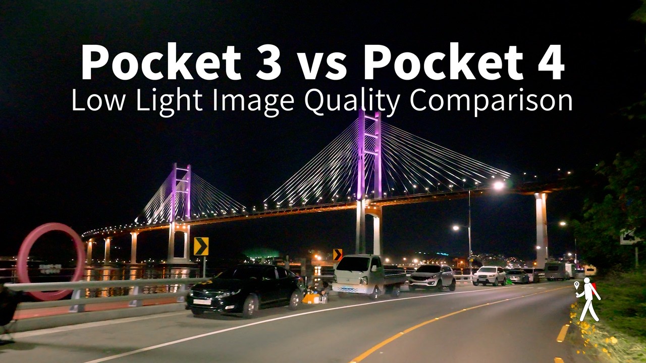 DJI Pocket 3 vs Pocket 4   Low Light Image Quality Comparison