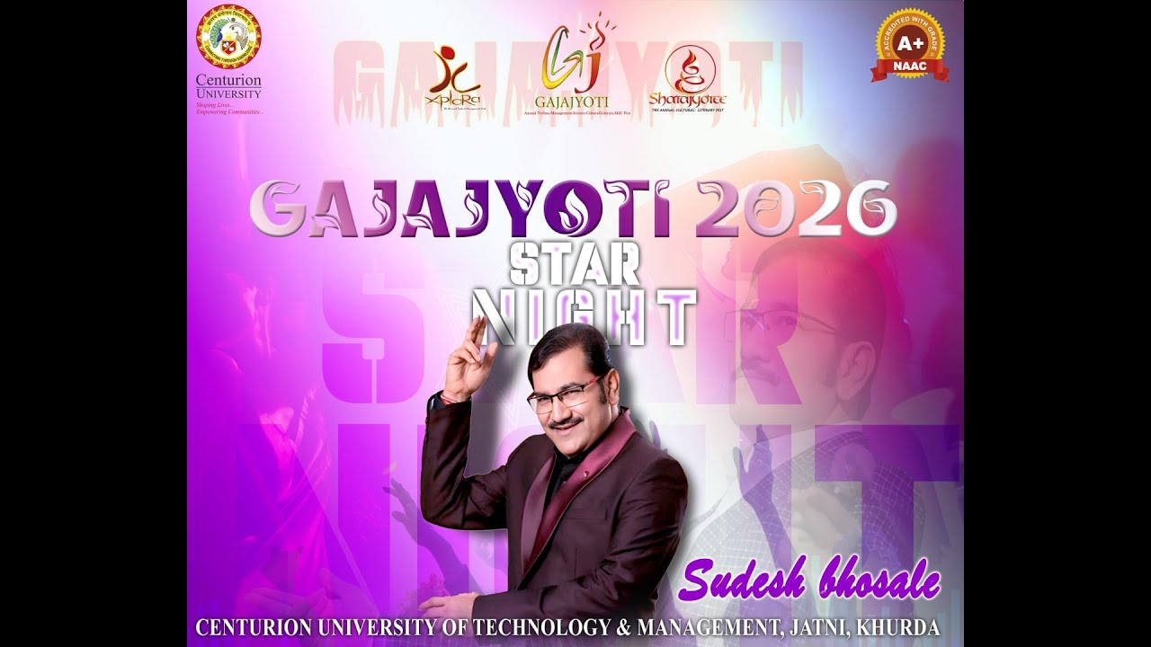 Star Night || Gajajyoti - 2026 ||  The 15th Annual Fest @ Centurion University, BBSR