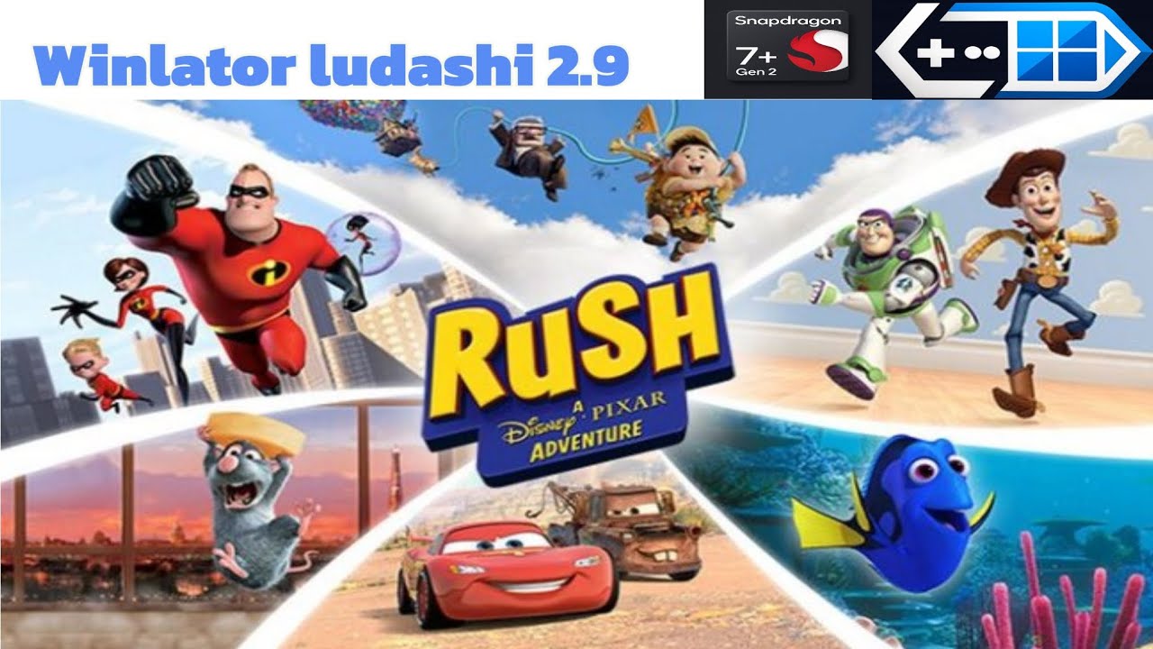 Winlator ludashi 2.9 | RUSH | Poco f5 | Snap 7 + gen 2