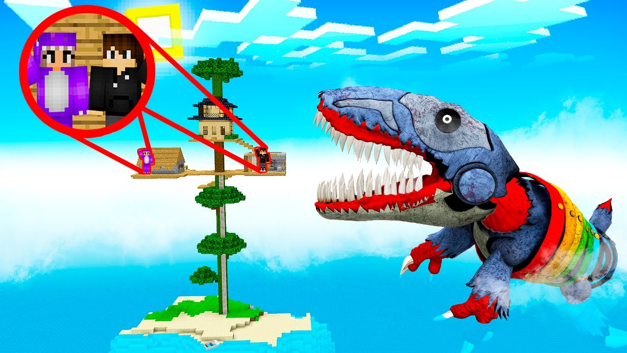 КСИЛОЗАВР НАПАЛ НА НАШ ДОМ НА ДЕРЕВЕ В МАЙНКРАФТ! ЕНОТИК XYLOSAURUS MINECRAFT