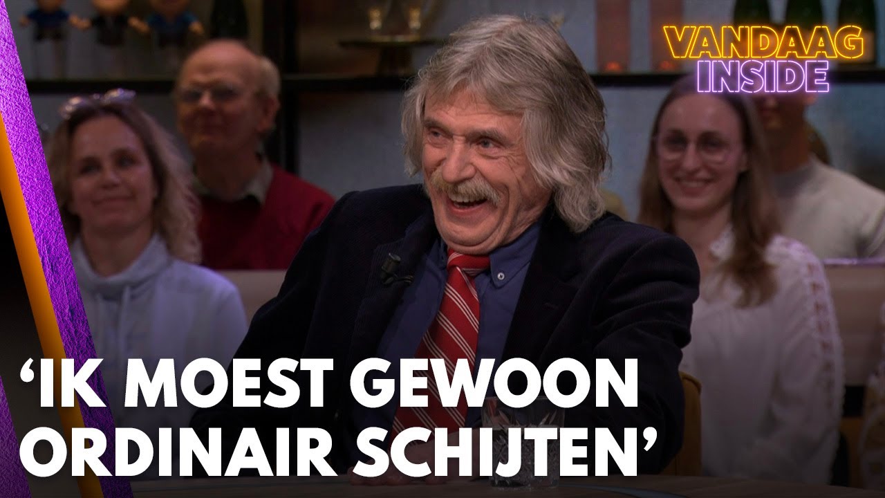 Johan vertelt ooit gepoept te hebben op een rotonde: 'En die auto’s reden maar rond…'