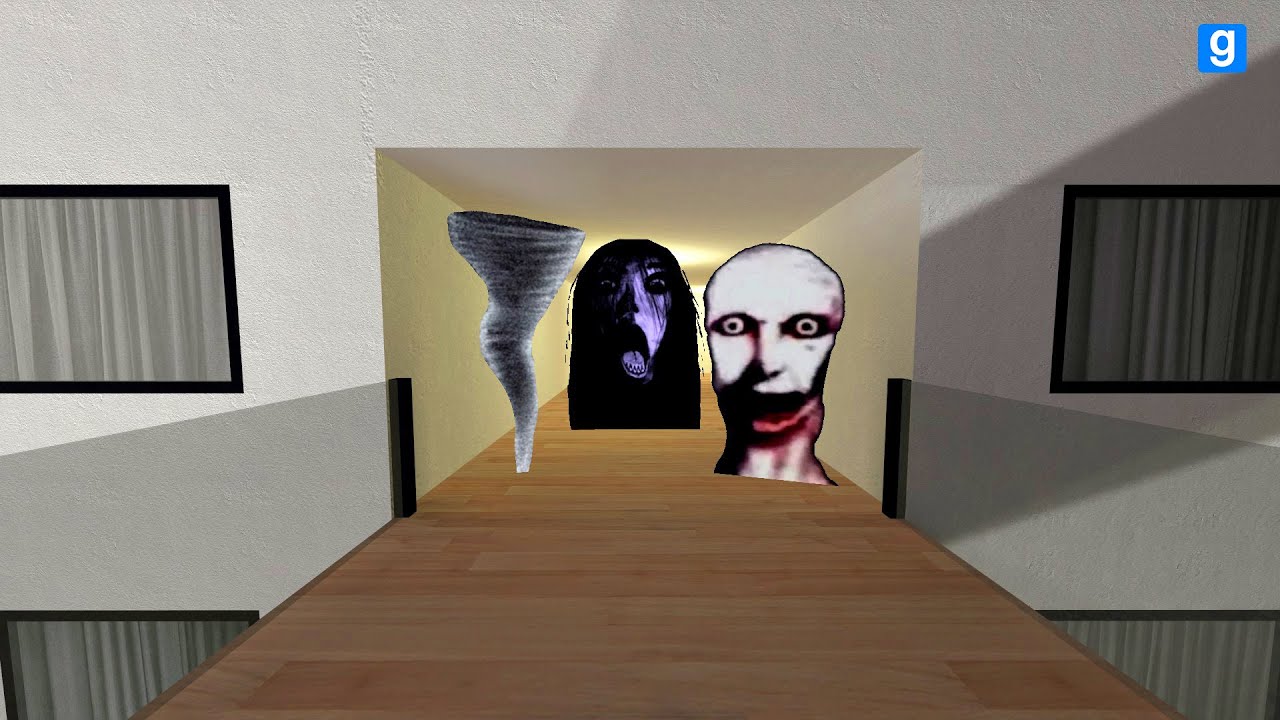 Grudge, Pinhead and Tornado Nextbot Gmod