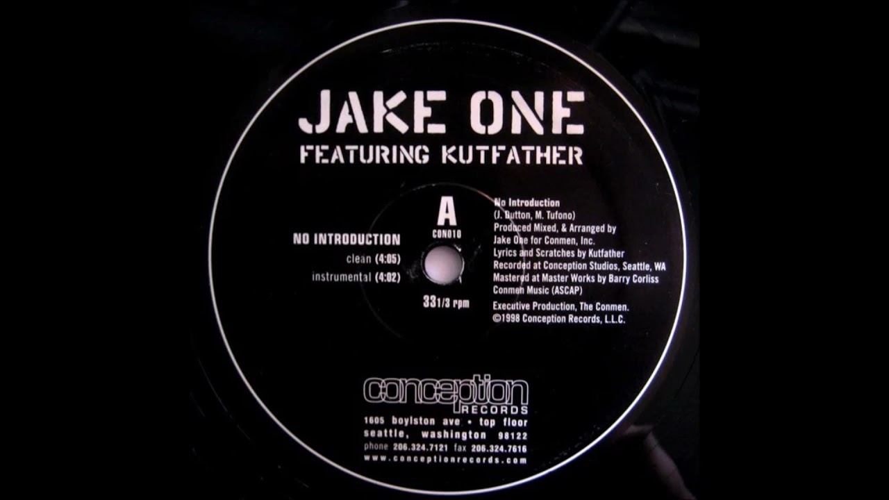 Kutfather Ft Jake One - No Introdeezy