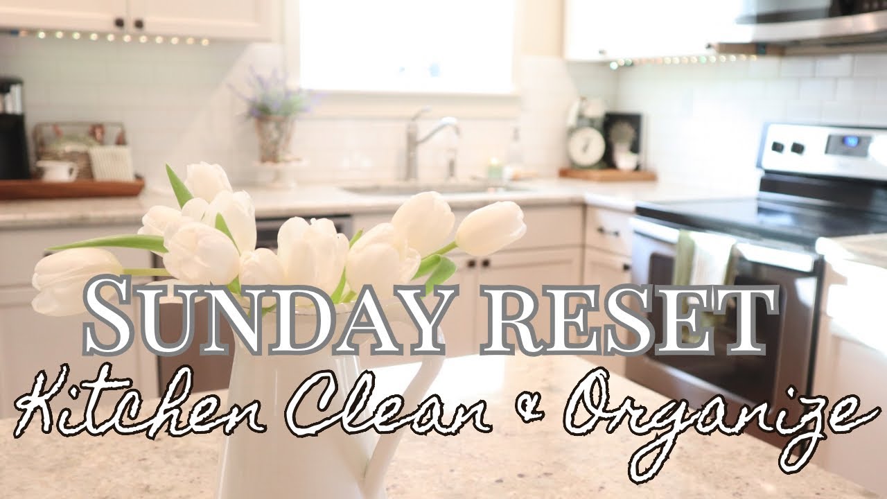 Sunday Reset: Kitchen Cleaning Motivation || Kitchen Clean & Organize With Me 2025