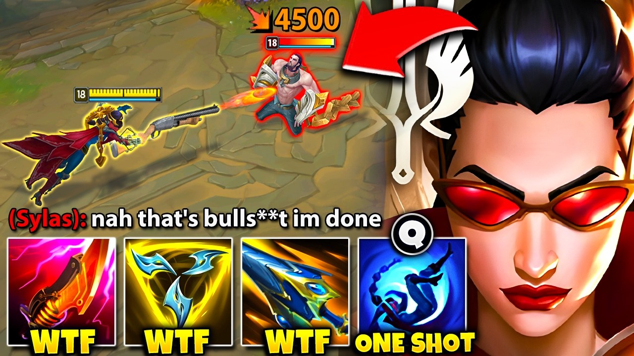 Vayne but I have a pump shotgun that one shots you... (IT MADE SYLAS RAGE QUIT)