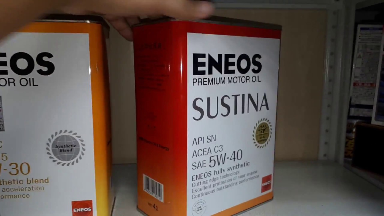 ENEOS SUSTINA - моторные масла премиального класса.