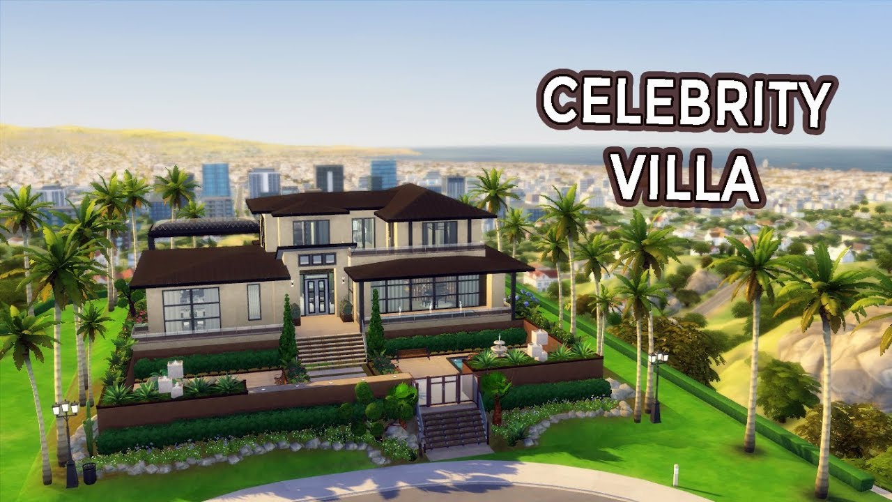 The Sims 4 | House Building (Stop Motion) | Celebrity Villa (No CC)