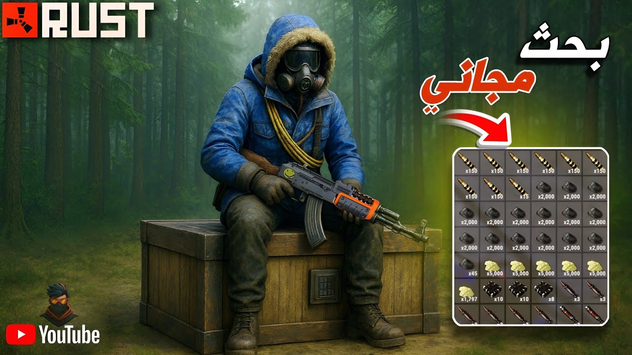 راست سولو حصلت لوت مجاني بسهوله  Rust solo free loot 
