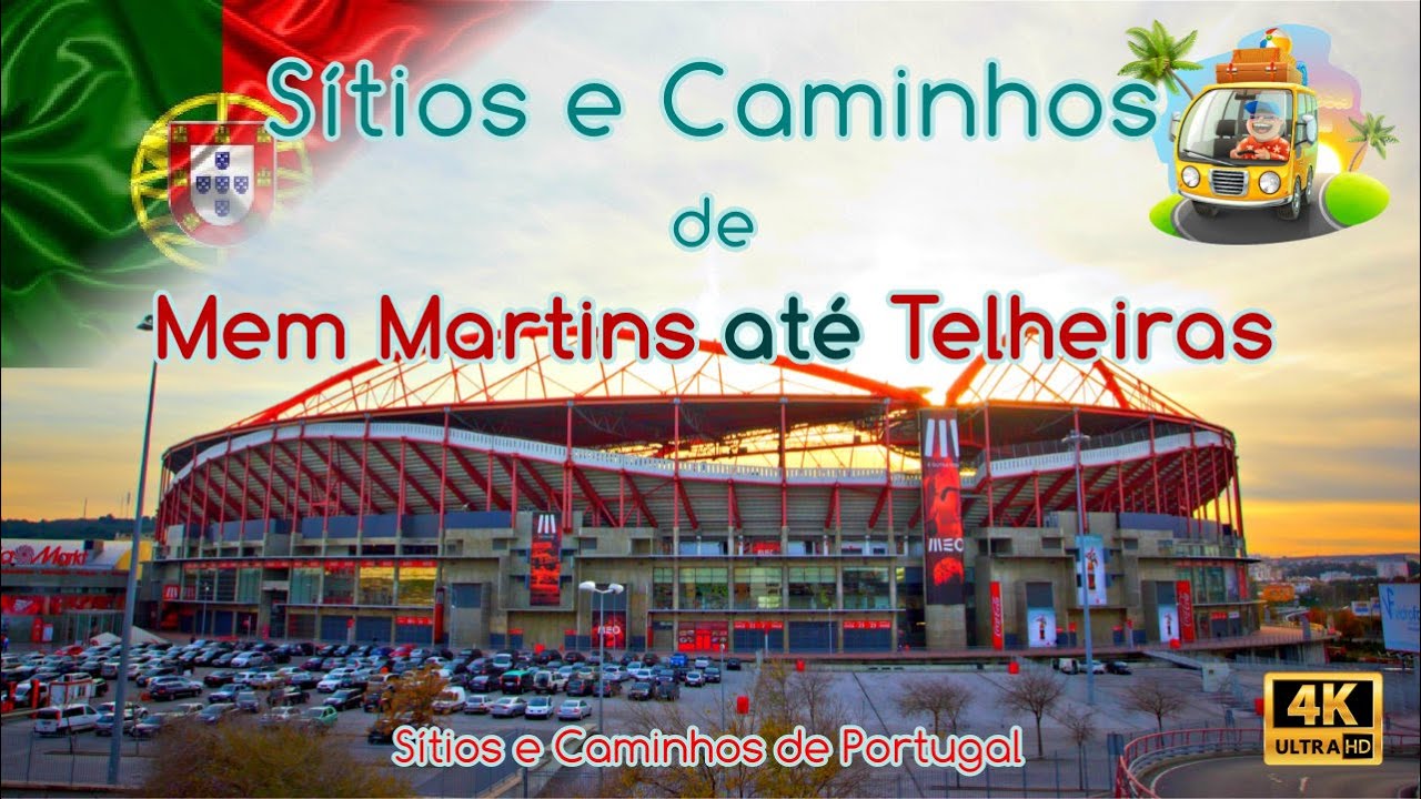 VIAGEM DE MEM MARTINS (SINTRA) A TELHEIRAS (LISBOA), PORTUGAL. DRIVING, DJI OSMO ACTION, TRIP, 4K