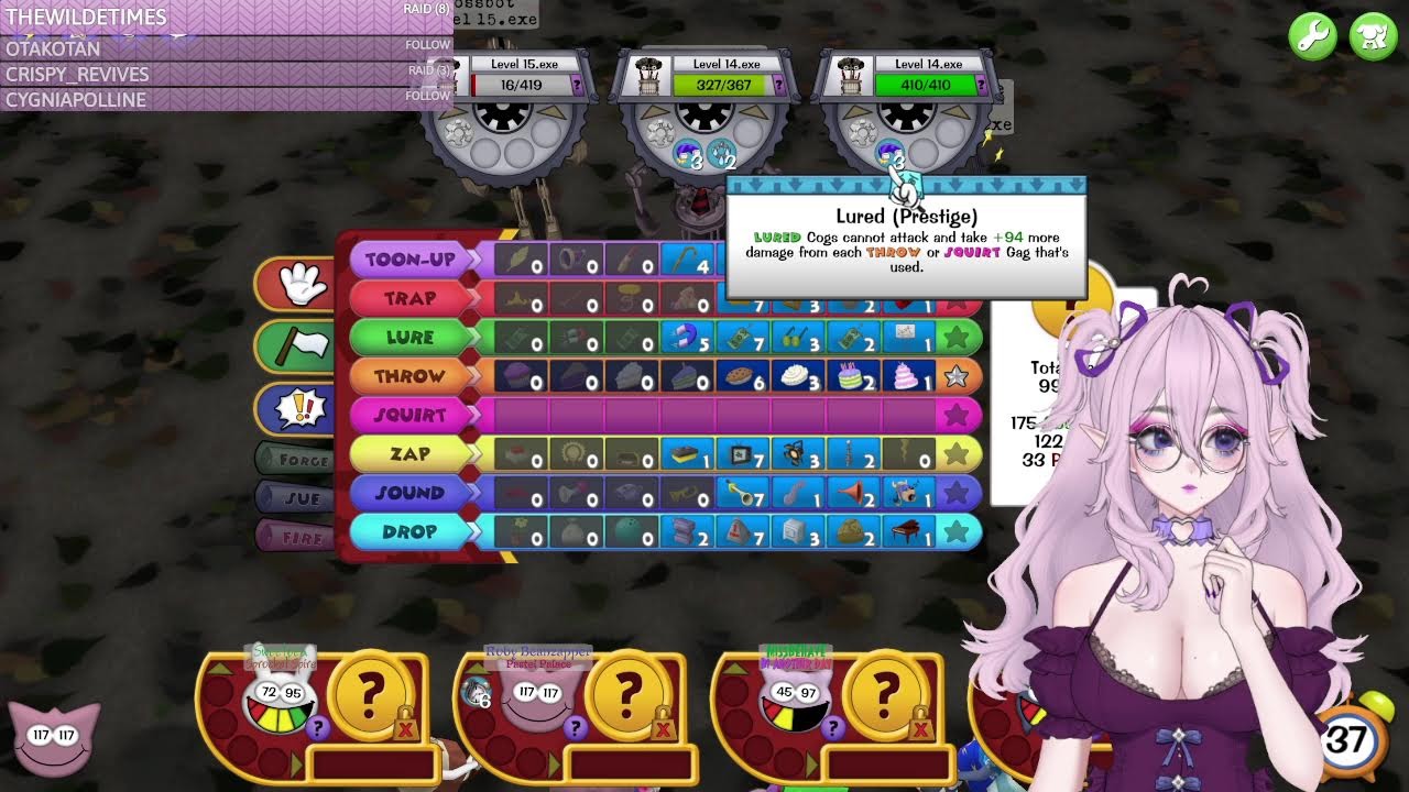 Toontown CC - Kudos Grinding and helping groups!