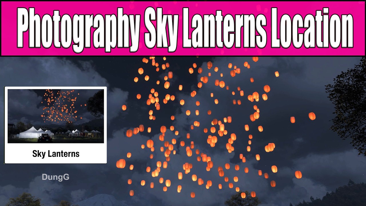 Forza Horizon 6 Discover Japan Photography Sky Lanterns Location - How to Complete