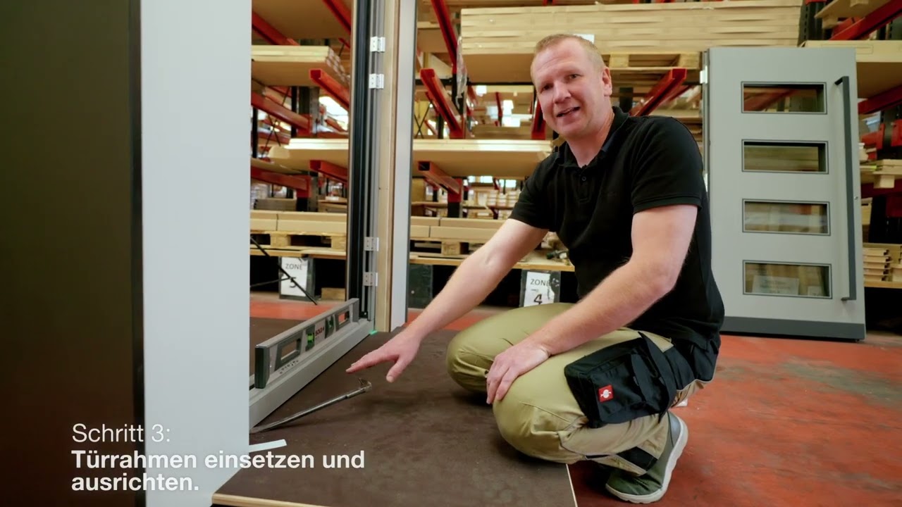 Montage einer Aluminium Haustür S95 | Schritt-für-Schritt Anleitung