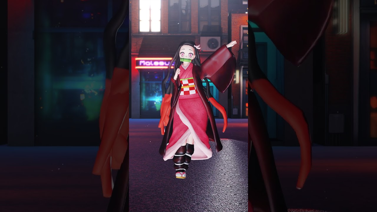 Nezuko & Zenitsu - Lollipop -  Battle Forte  - MMD 