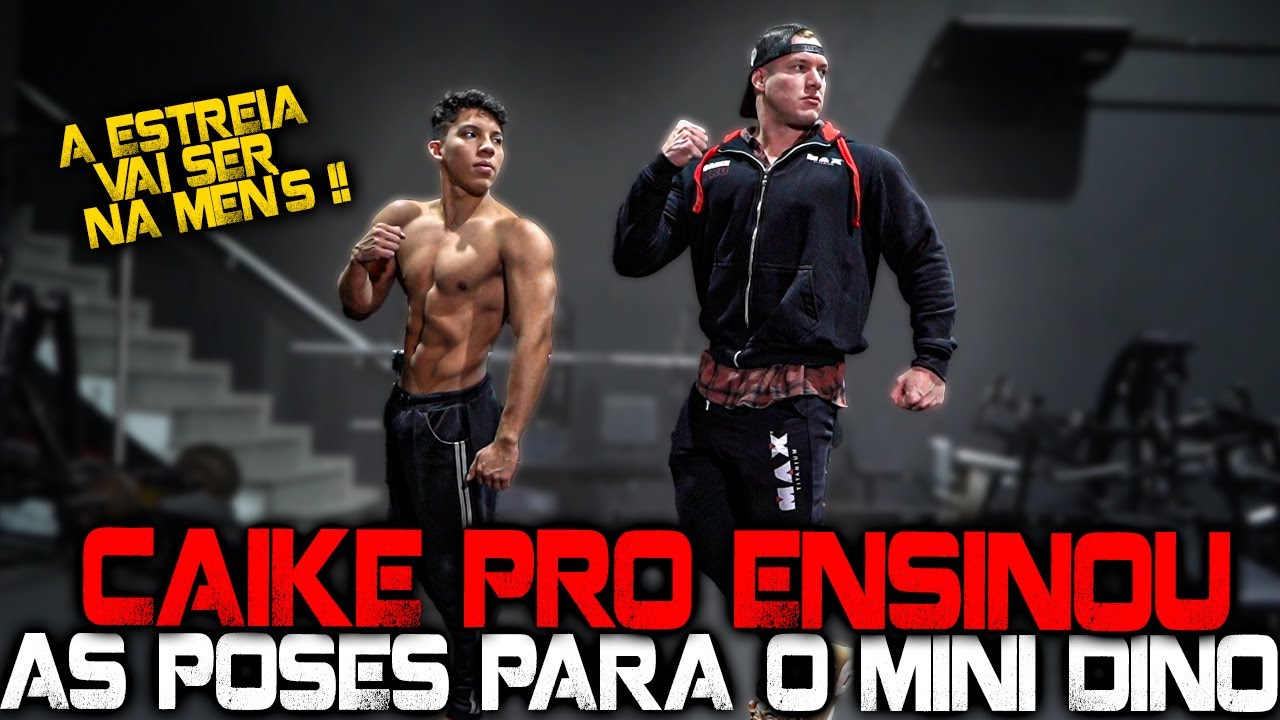 CAIKE PRO ENSINOU AS POSES DA MEN’S PARA O MINI DINO !!!