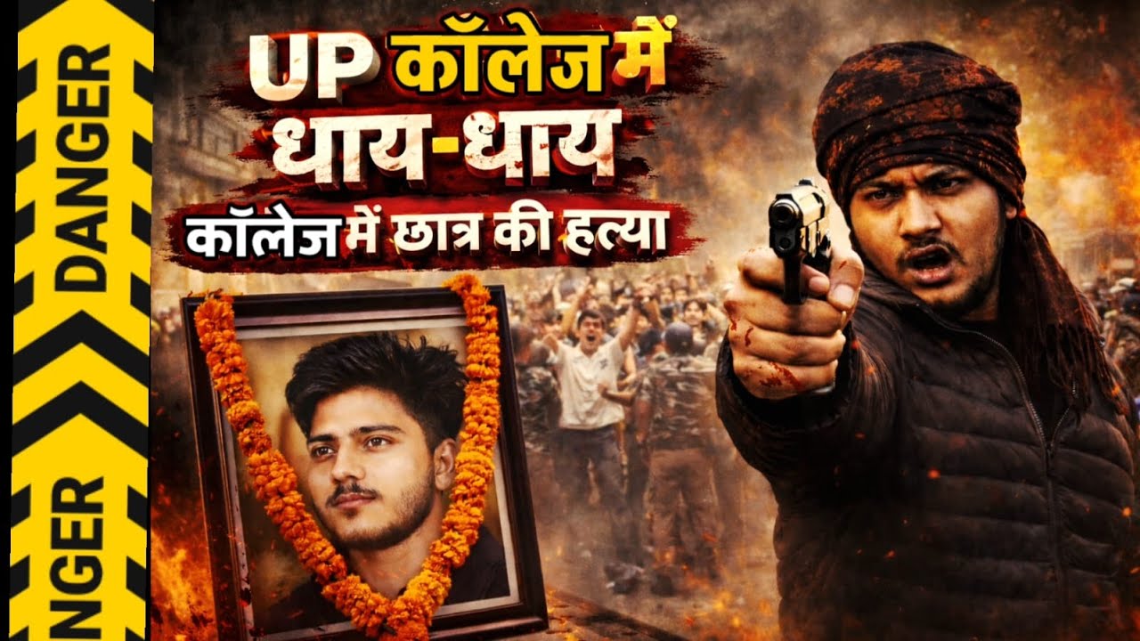 Varanasi News : UP कॉलेज में दिनदहाड़े मर्डर | क्लासरूम के बाहर छात्र को 4 गोलियां मारकर हत्या