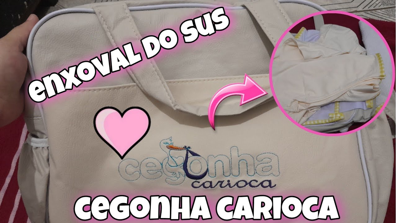 ENXOVAL DO SUS | KIT CEGONHA CARIOCA 😍❤QUE A MINHA BEBÊ GANHOU NA MATERNIDADE
