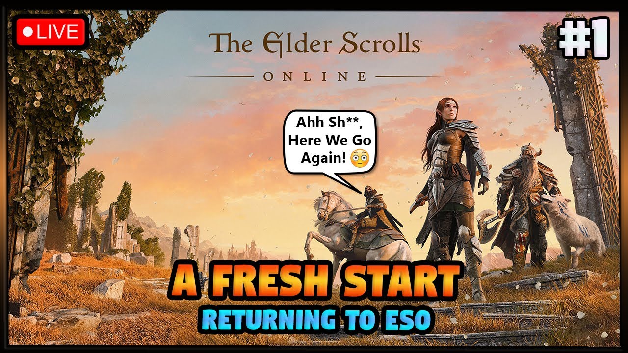 🔴 A FRESH START | Returning To ESO In 2025 | The Elder Scrolls Online