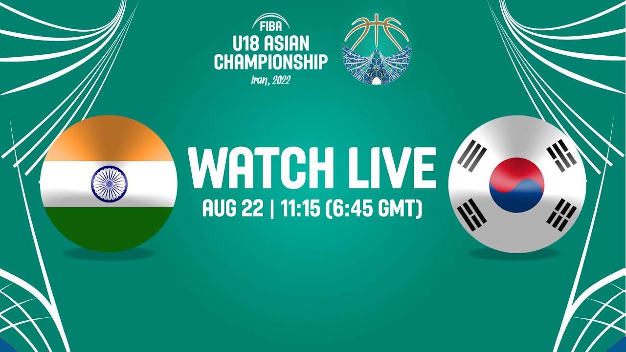 India v Korea | Full Basketball Game | FIBA U18 Asian Championship 2022
