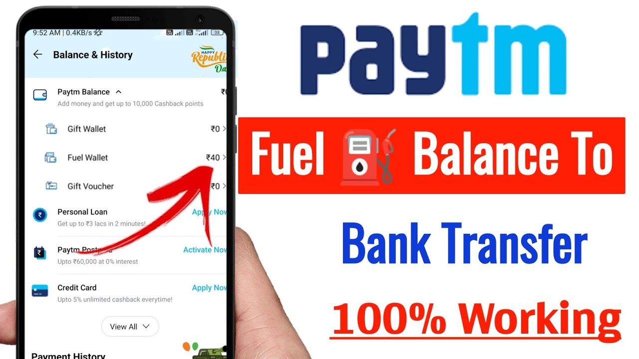 Paytm Fuel Wallet to Bank Transfer 2023 | Fuel Balance to Bank Transfer | Paytm Fuel Balance Use