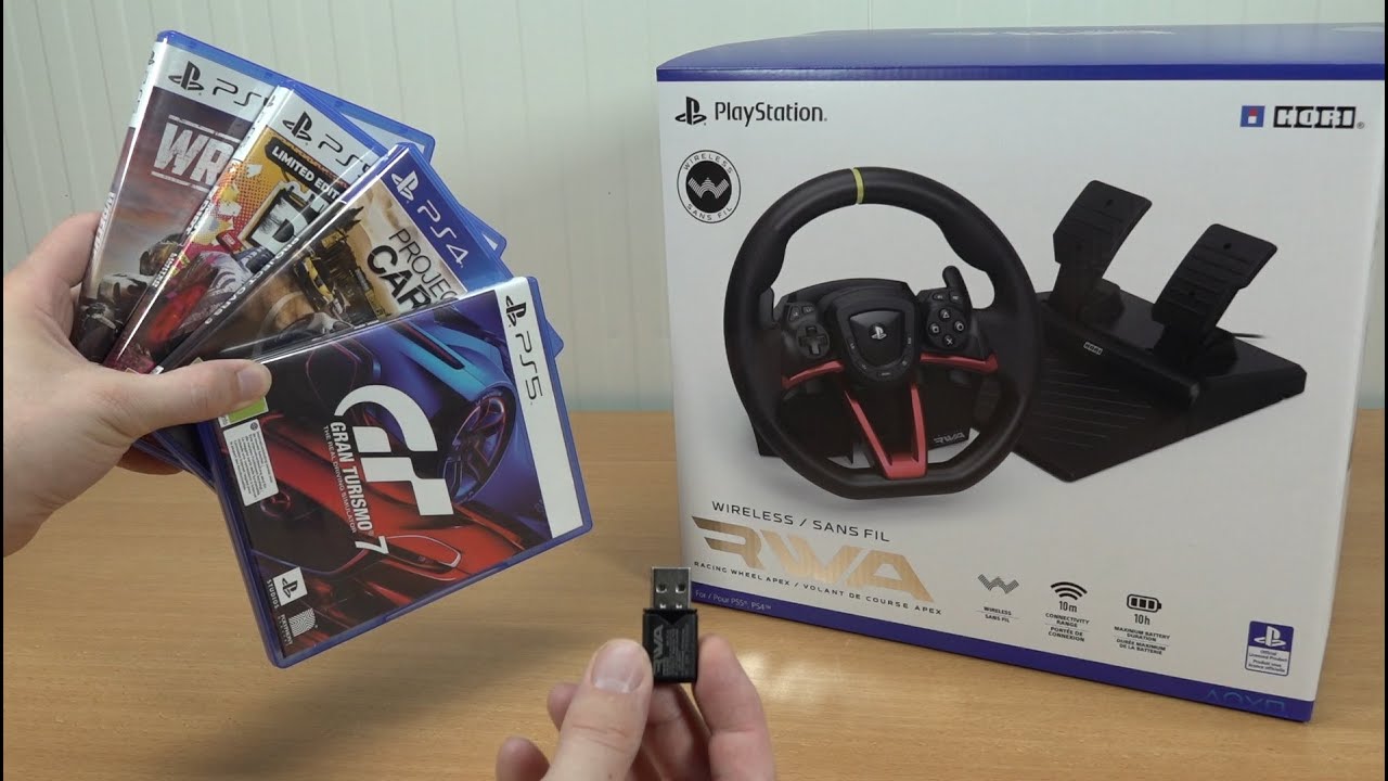 Бюджетное игровое решение для PS5! ... Гоночный руль Hori RWA Apex!