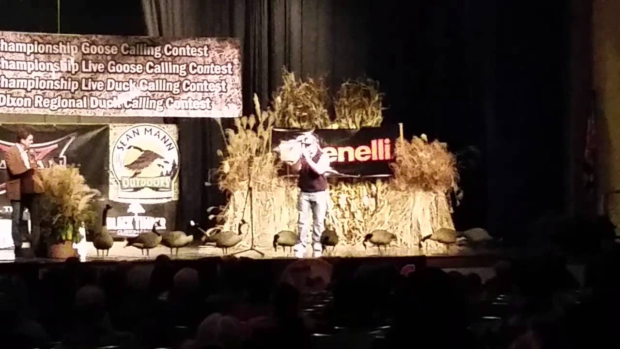 2014 world goose calling competition Robbie Iverson (first caller) (1st place)