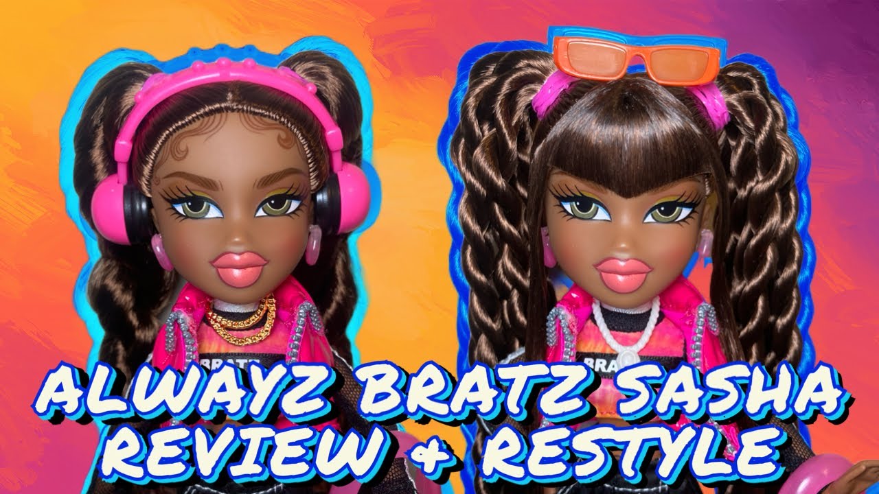 ОБЗОР И РЕСТАЙЛ КУКЛЫ BRATZ SASHA!