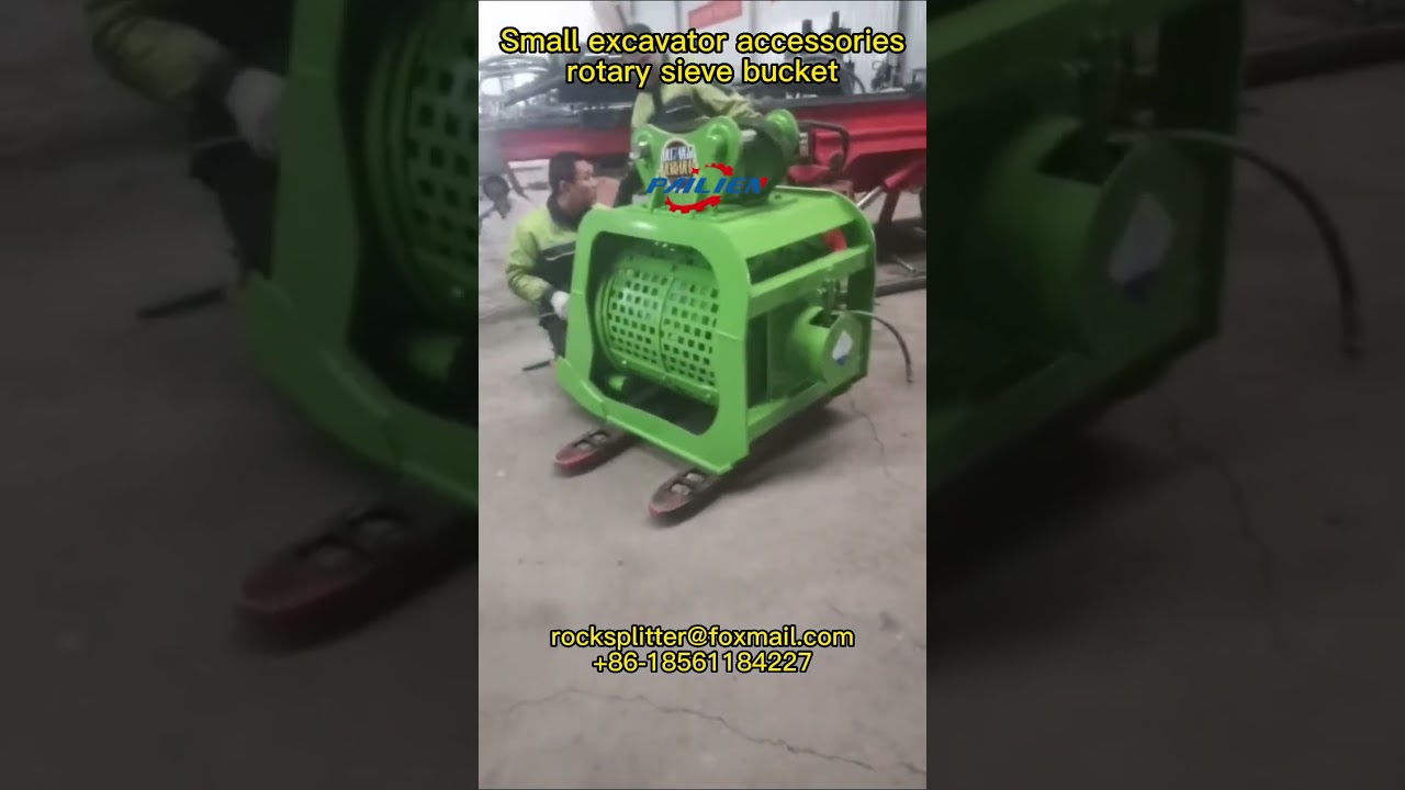 0.8m&sup3; Rotary sieve bucket for excavator #excavatorattachments #manufacturer #factory #sieve #screen