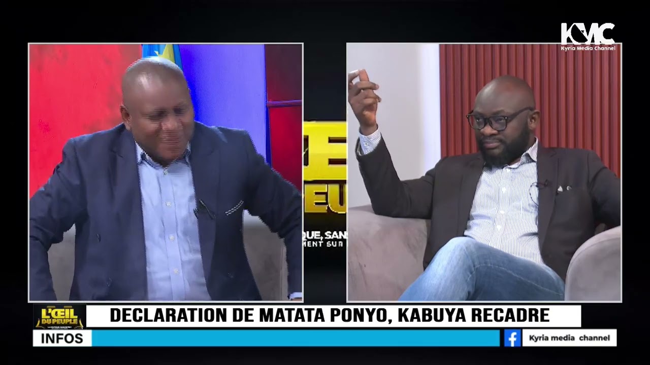 Urgent urgent : Matata Ponyo adhère à l'Union sacrée de la nation 