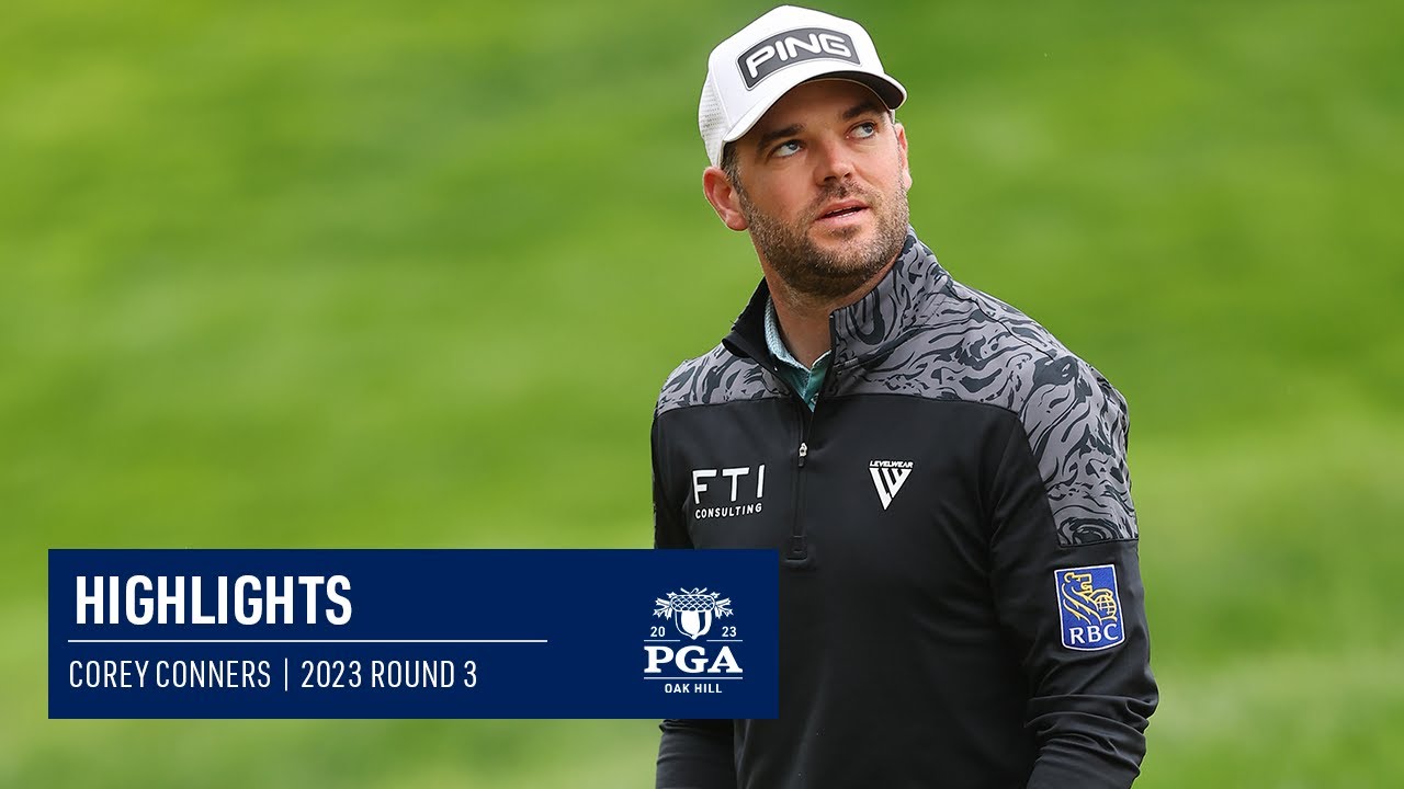 Corey Conners Hits Even-Par 70 | Round 3 | 2023 PGA Championship