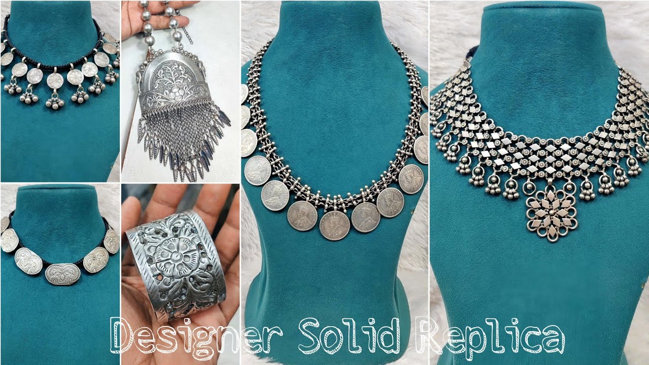 Handmade Silver Replica Jewellery Wholesale market Kolkata Barabazar | Exclusive Silver Jewellery 