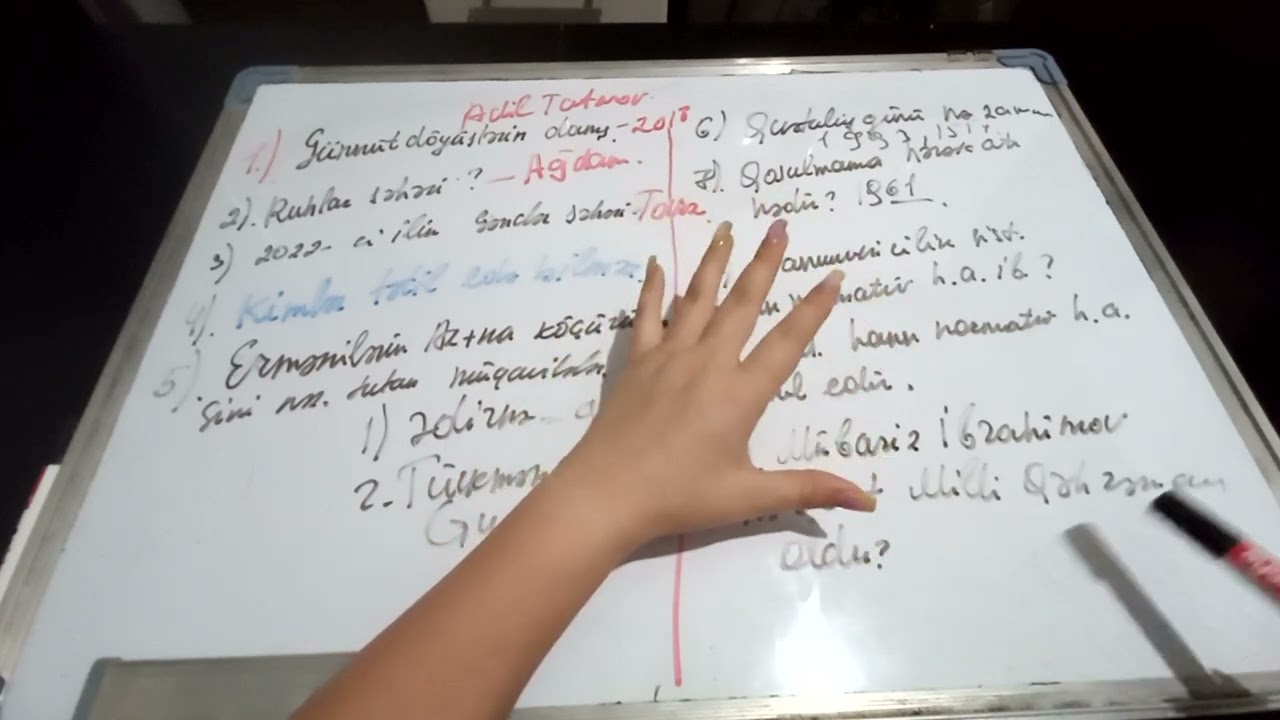 Müsahibə --Ən  vacib qeydlər !!SolmazKamil qızı