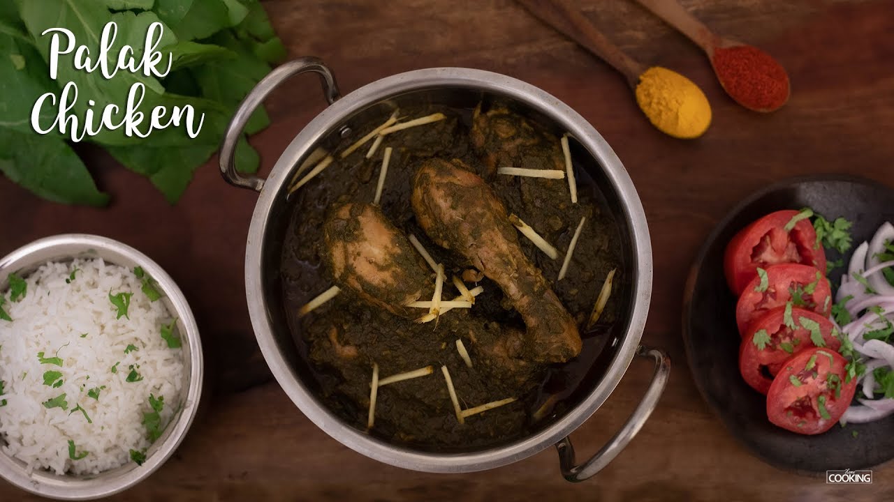Palak Chicken Recipe | Chicken Curry | Spinach Chicken