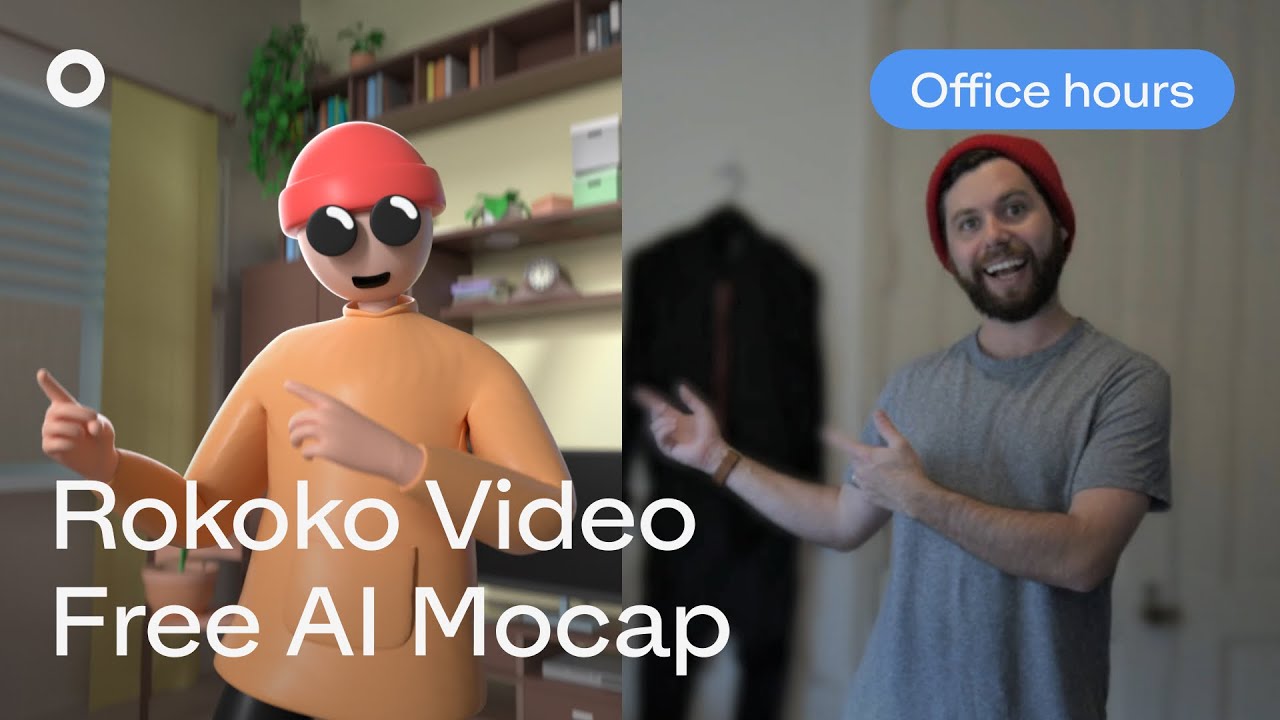 Rokoko Video Workflows - NEW Free AI Mocap Tool I Office Hours