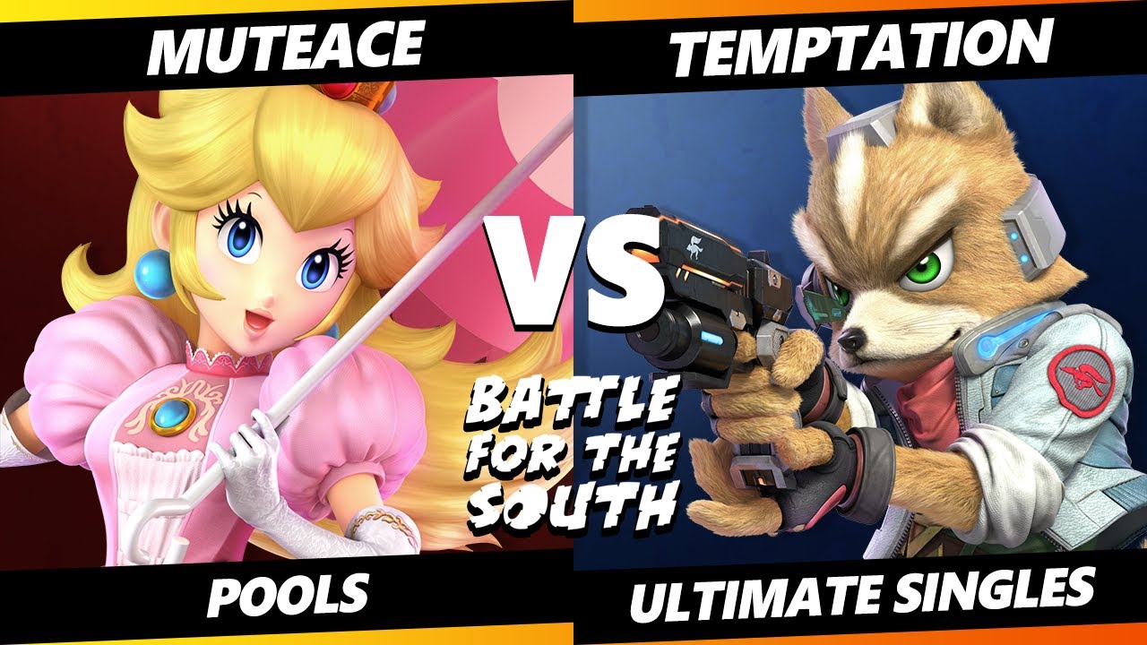 Battle for the South - MuteAce (Peach) Vs. Temptation (Fox) Smash Ultimate - SSBU