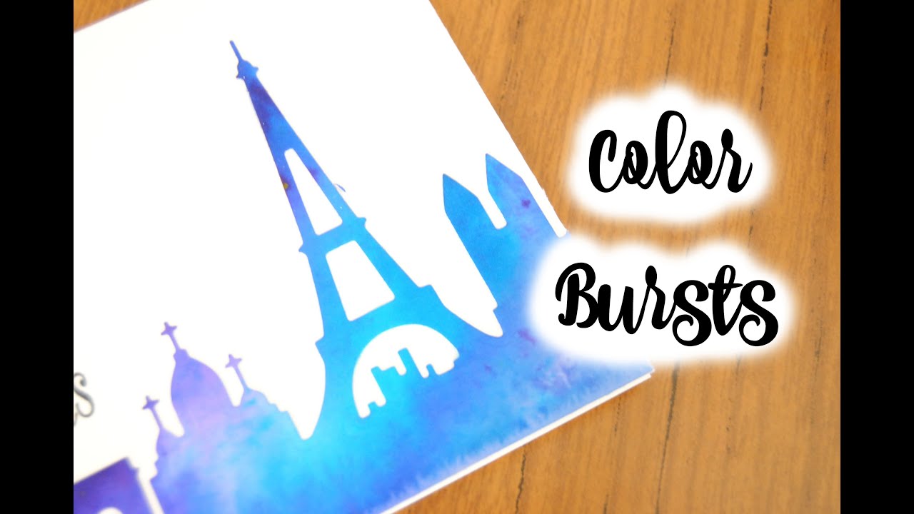 Watercolour for the Non-Artistic Cardmaker: Color Bursts