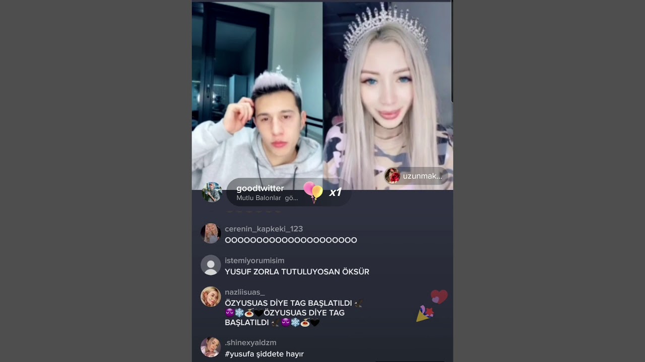 Yusuf Senli ile Uzun Makarna Tiktok canlı yayını Part2  29.12.2020 #tiktok