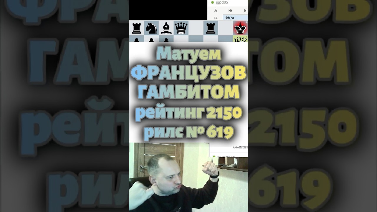 Матуем французов #chess #puzzle #lichess #прикол #шахматы #lichesstitledarena #puzzle #chesscom