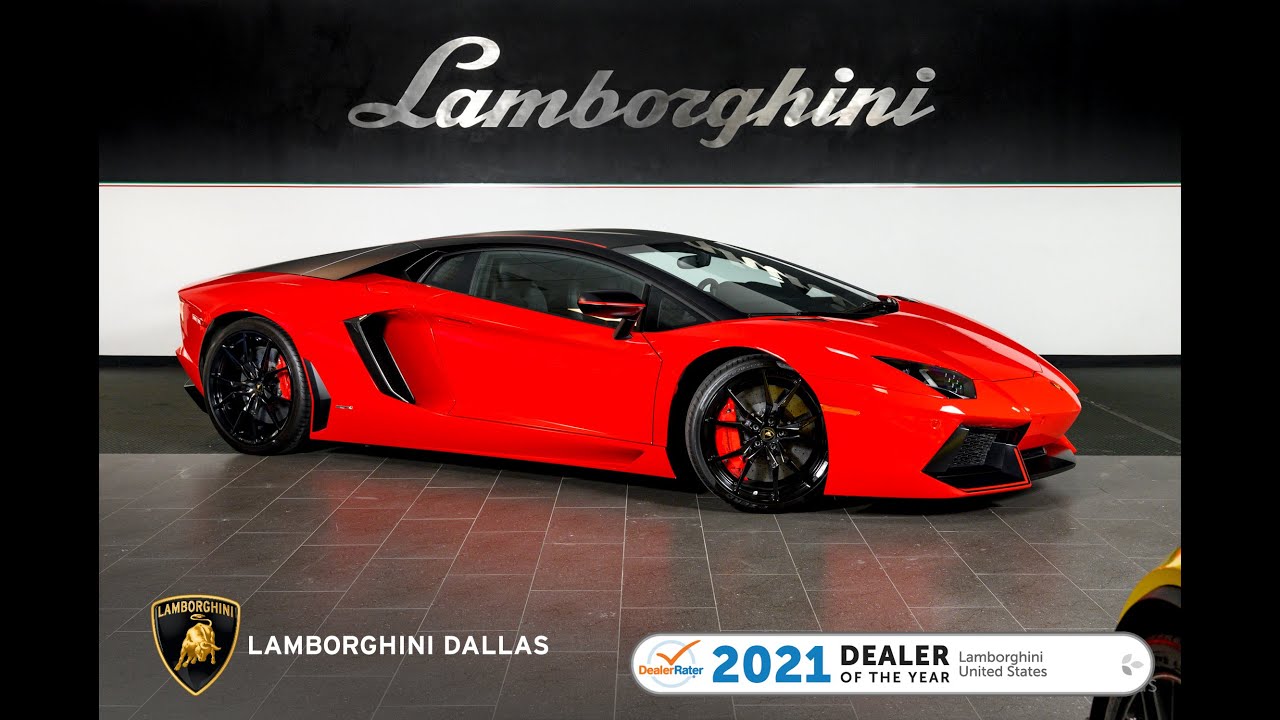 2016 Lamborghini Aventador LP 700-4 Pirelli Edition Rosso Mars LC699